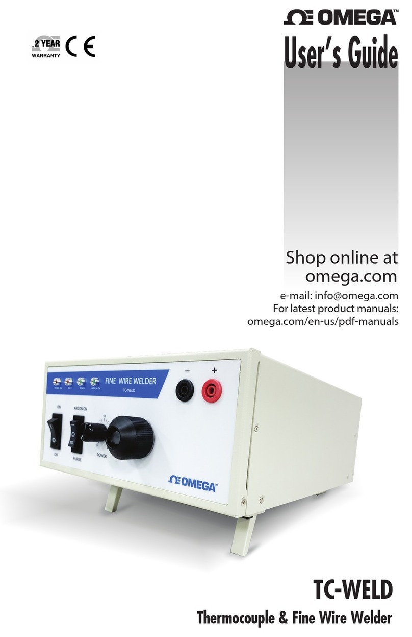 Omega TC-WELD User manual
