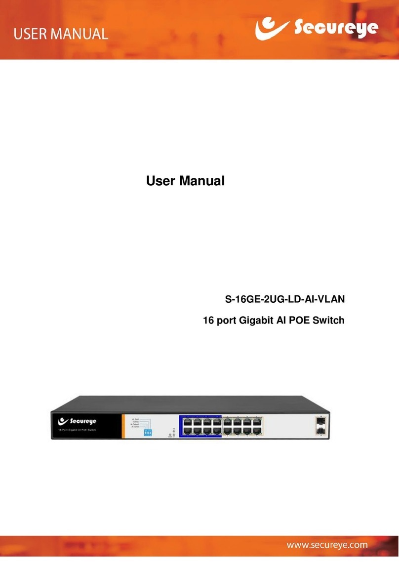 Secureye S-16GE-2UG-LD-AI-VLAN user manual Secureye S-16GE-2UG-LD-AI-VLAN user manual