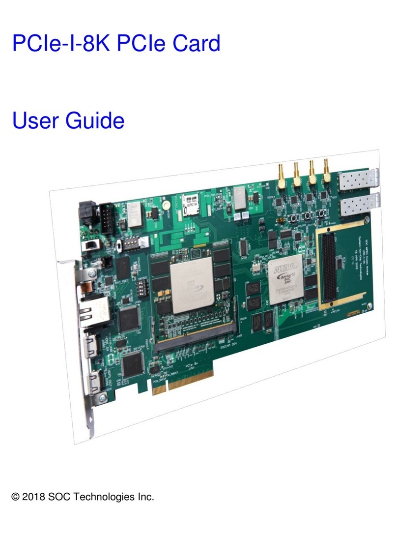 SOC technologies PCIe-I-8K user guide