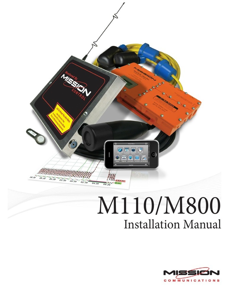 Mission M800 installation manual
