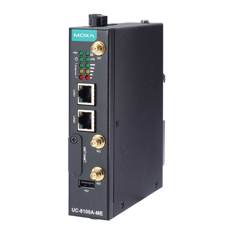 Moxa Technologies UC-8100A-ME-T User manual