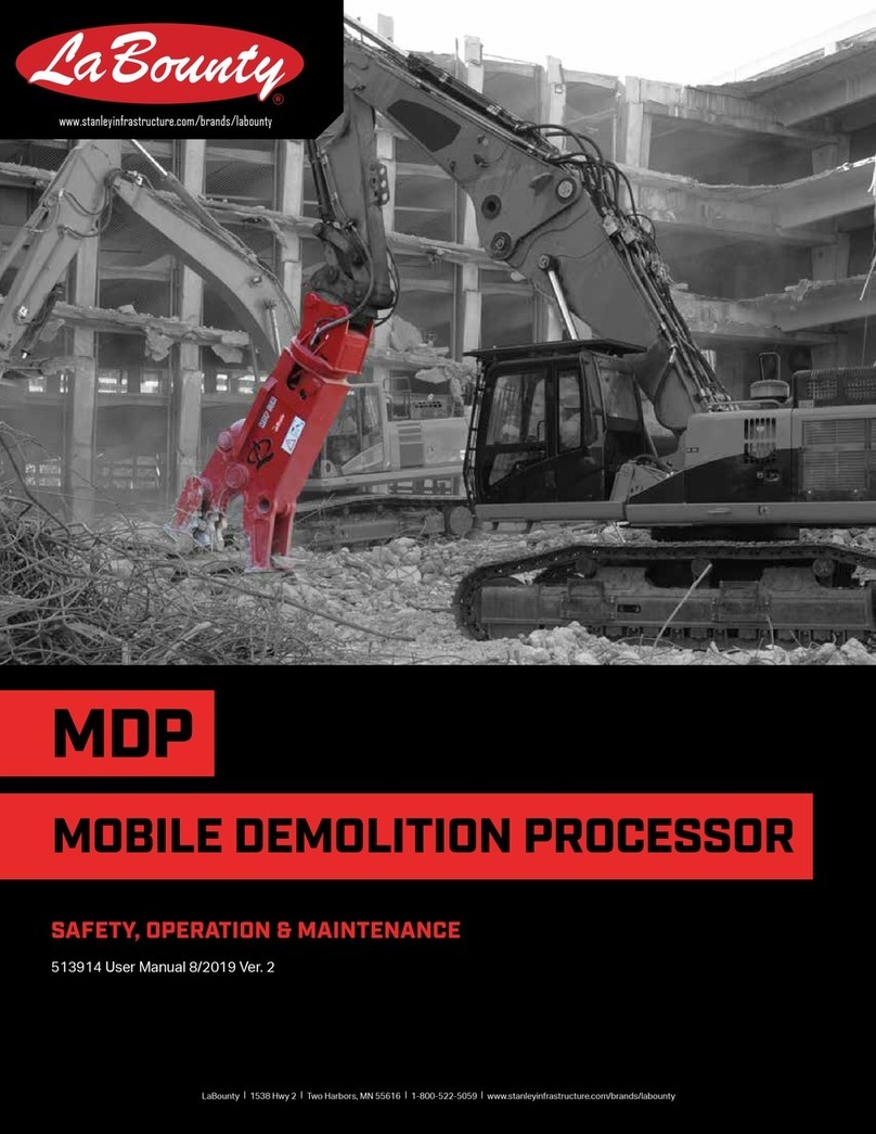 Stanley Labounty MDP Series Safety, Operation & Maintenance