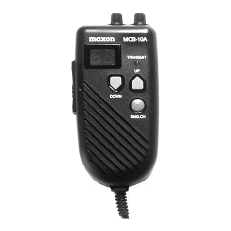 Maxon MCB-10A User manual