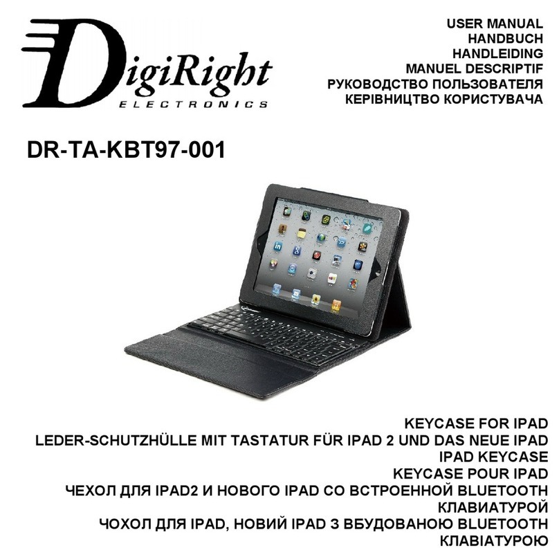 DigiRight Electronics DR-TA-KBT97-001 user manual