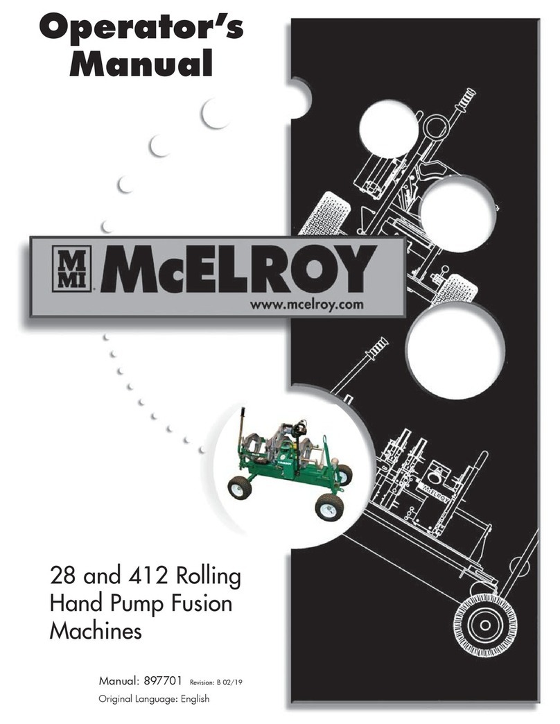 McElroy DynaMc 28 Operator's manual