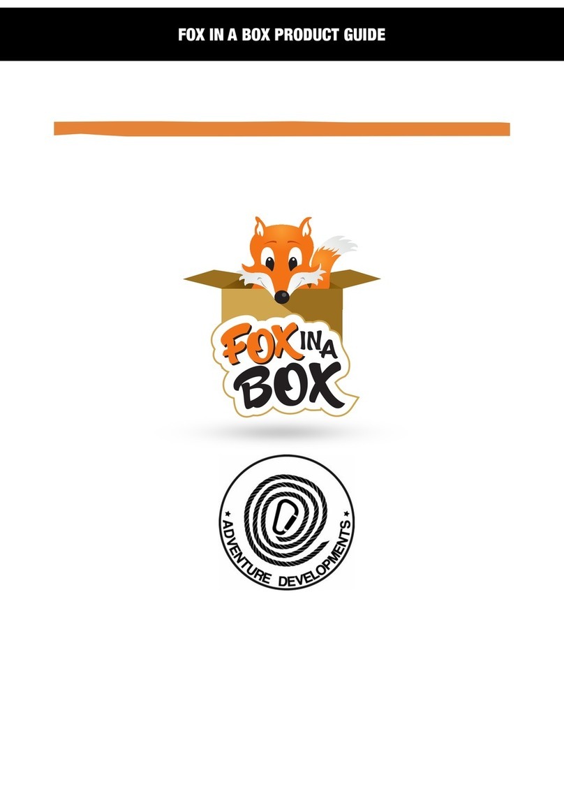 Adventure Developments FOX IN A BOX Product guide