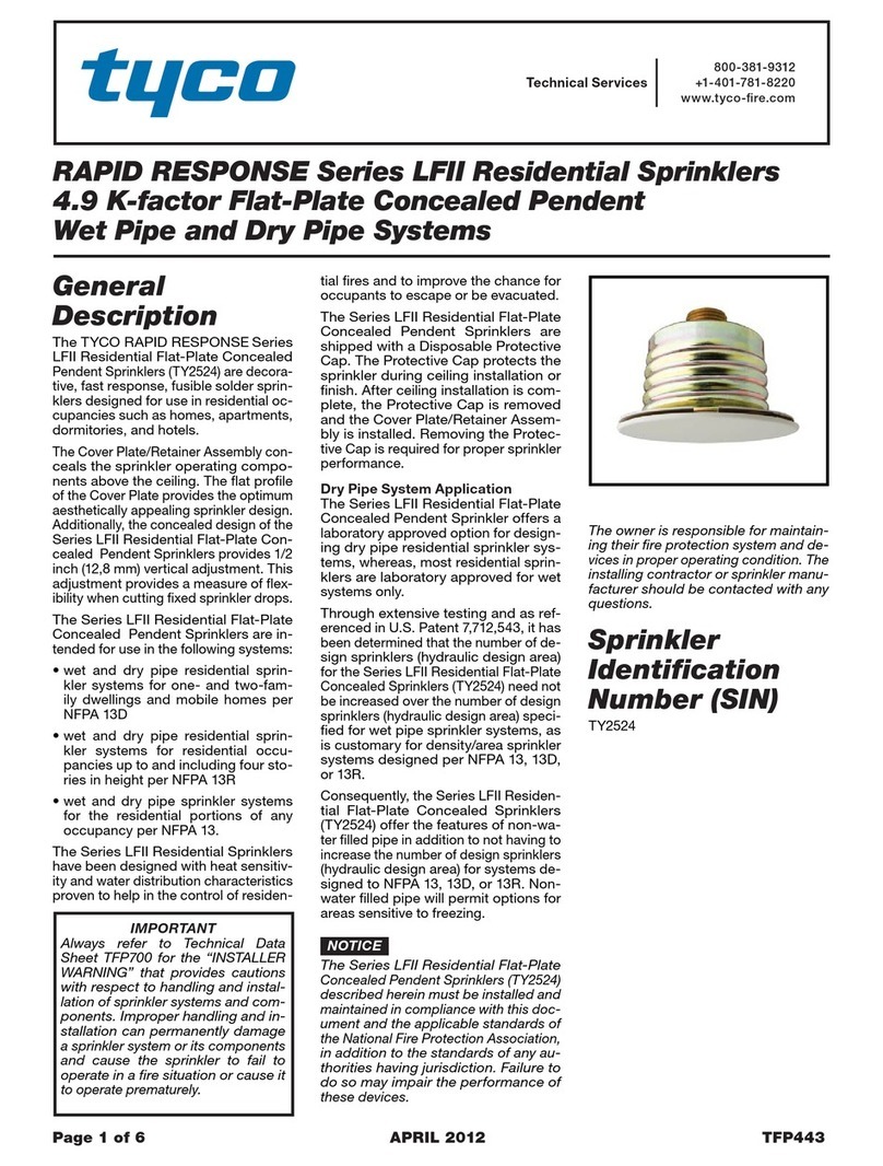 Tyco Rapidresponse LFII Series User manual
