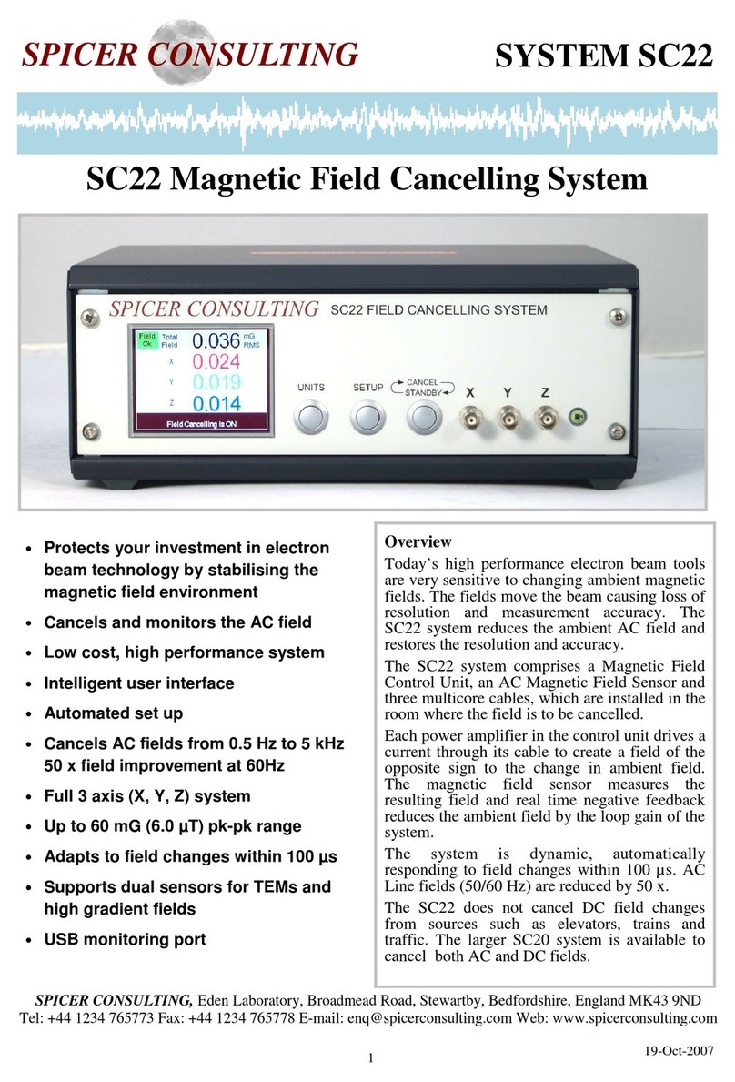 Spicer Consulting SC22 Product guide