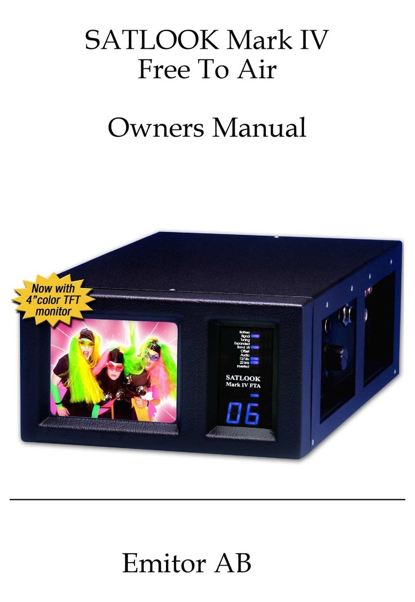 emitor SATLOOK Mark IV Free To Air User manual