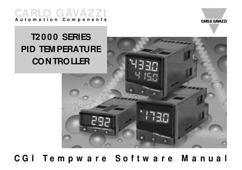 CARLO GAVAZZI T2000 Series Mounting instructions