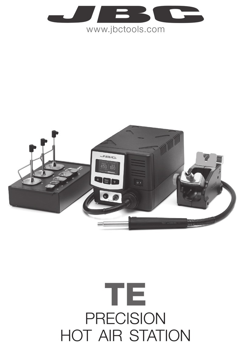 jbc TE Series User manual