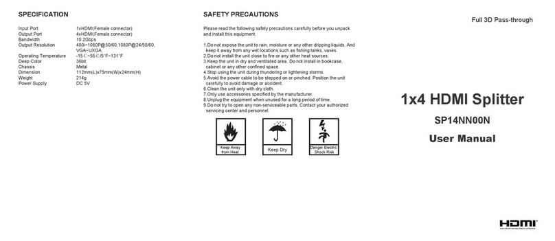 MyCableMart SP14NN00N user manual