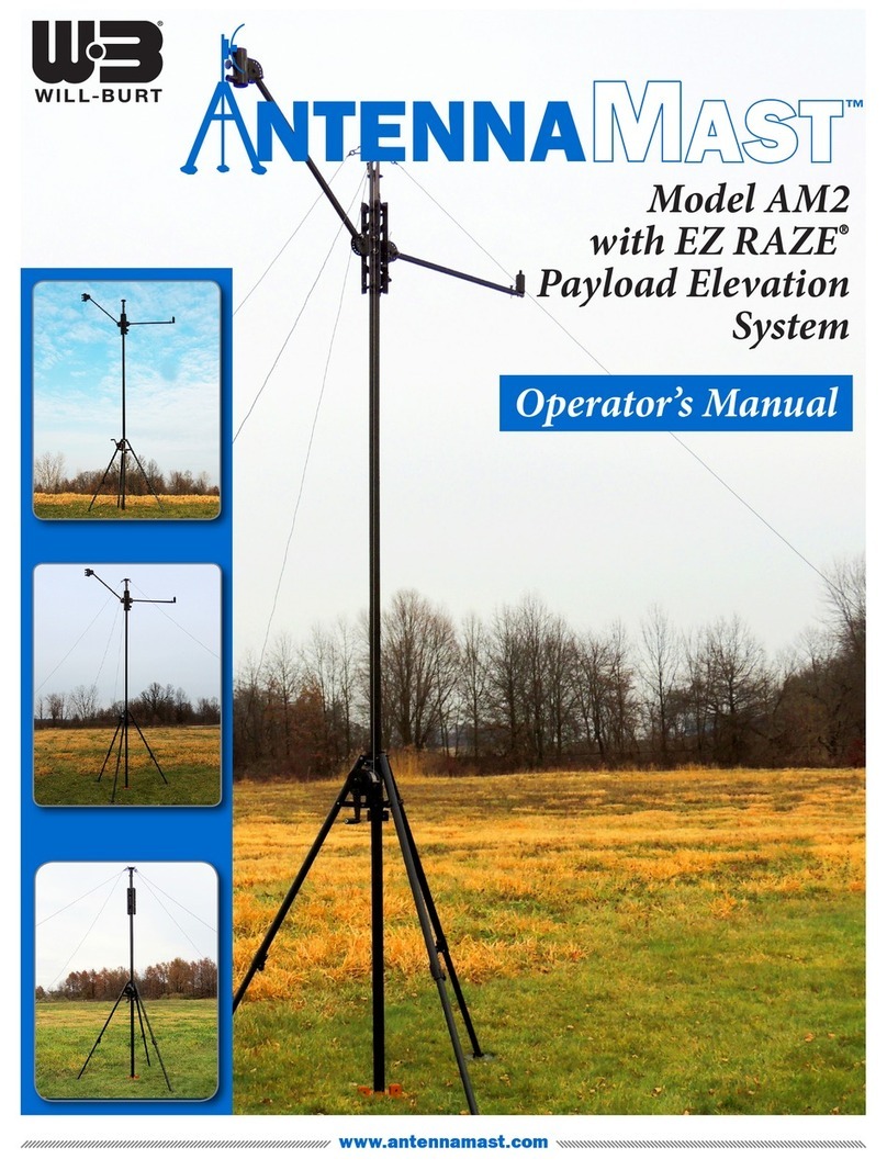Will Burt AntennaMast AM2 with EZ RAZE Operator's manual Will Burt AntennaMast AM2 with EZ RAZE Operator's manual
