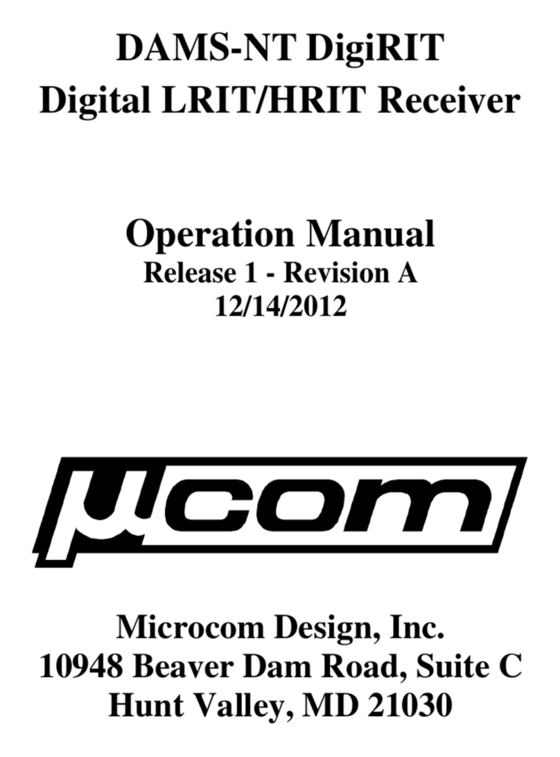 Microcom Design ucom DAMS-NT DigiRIT Operation manual
