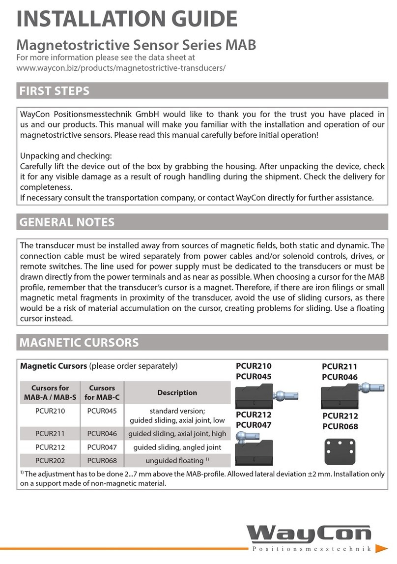 Waycon MAB-A User manual