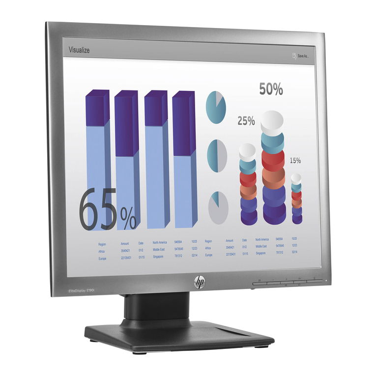 HP Elite Display E190i Installation instructions