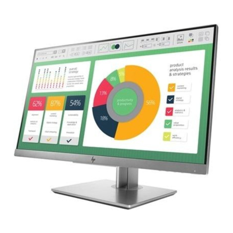 HP EliteDisplay E223 Installation instructions