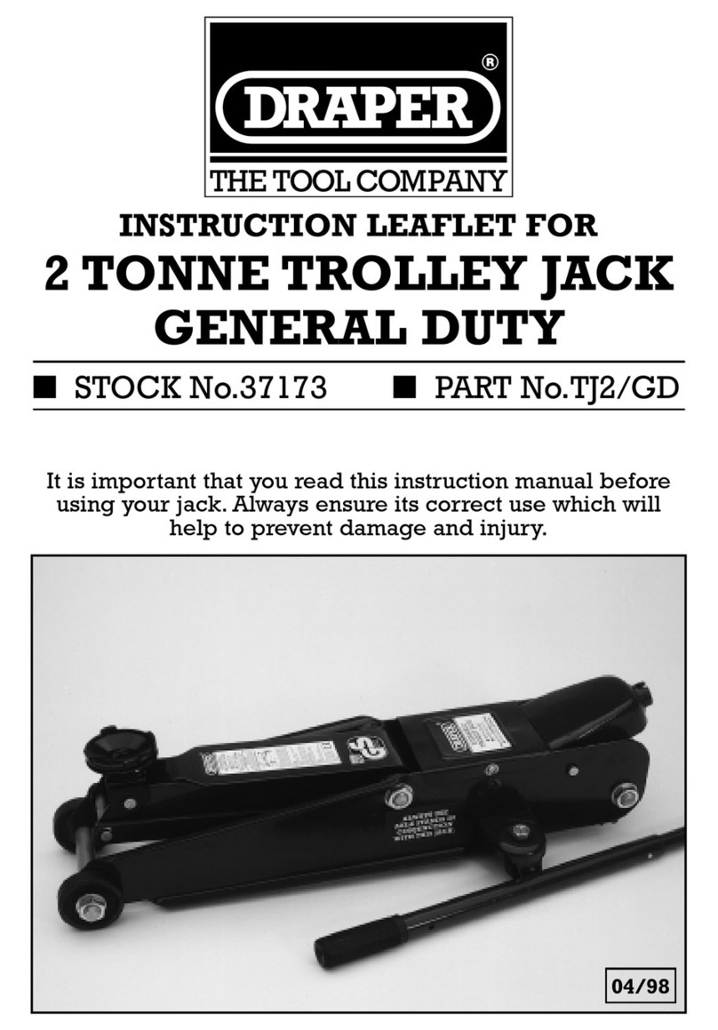 Draper TJ2/GD Instruction leaflet