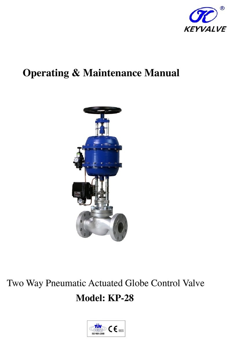 Keyvalve KP-28 operating & maintenance manual