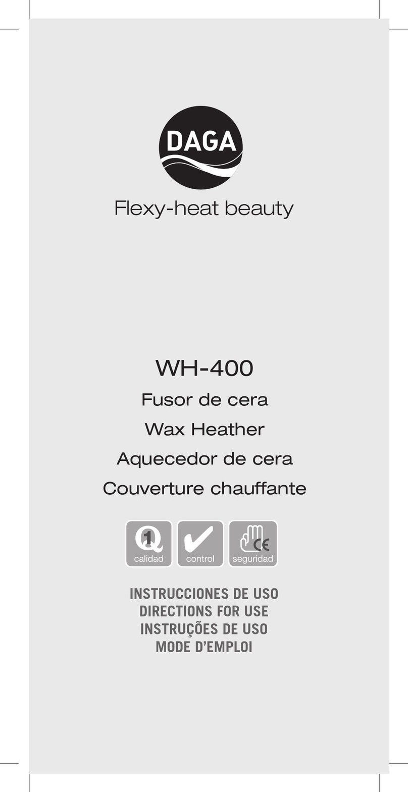 B&B TRENDS Daga Flexy Heat Beauty WH-400 Directions for use