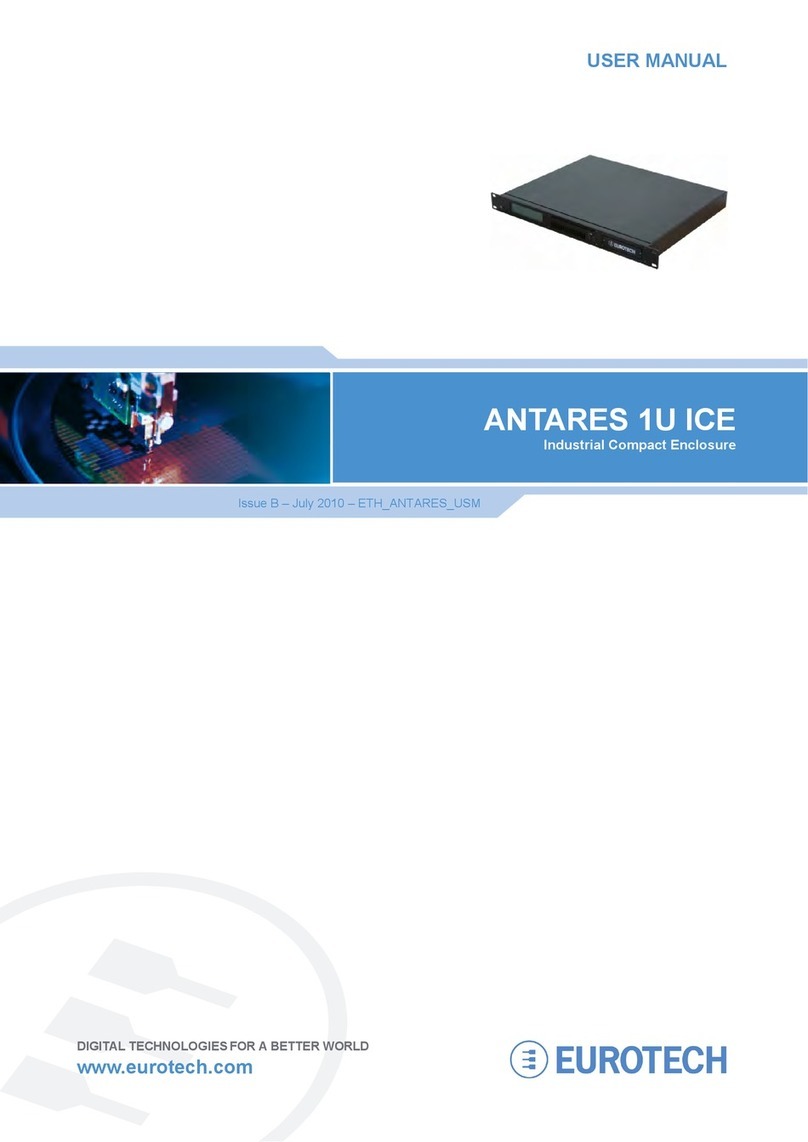 Eurotech ANTARES 1U ICE User manual