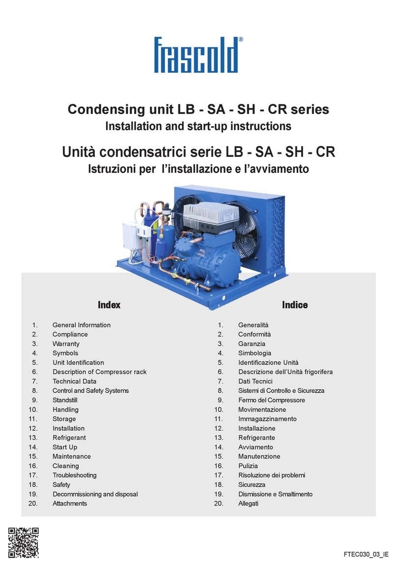 Frascold LB Series Installation and start-up instructions Frascold LB Series Installation and start-up instructions