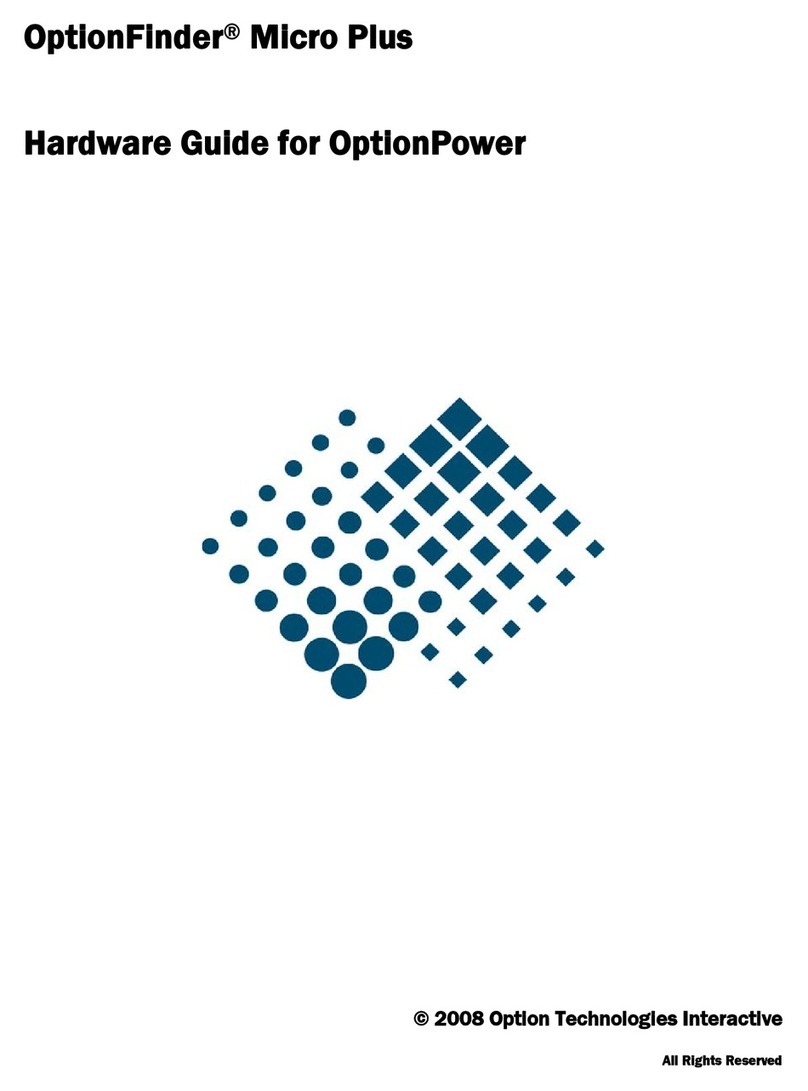 Option Technologies OptionFinder Micro Plus Hardware guide
