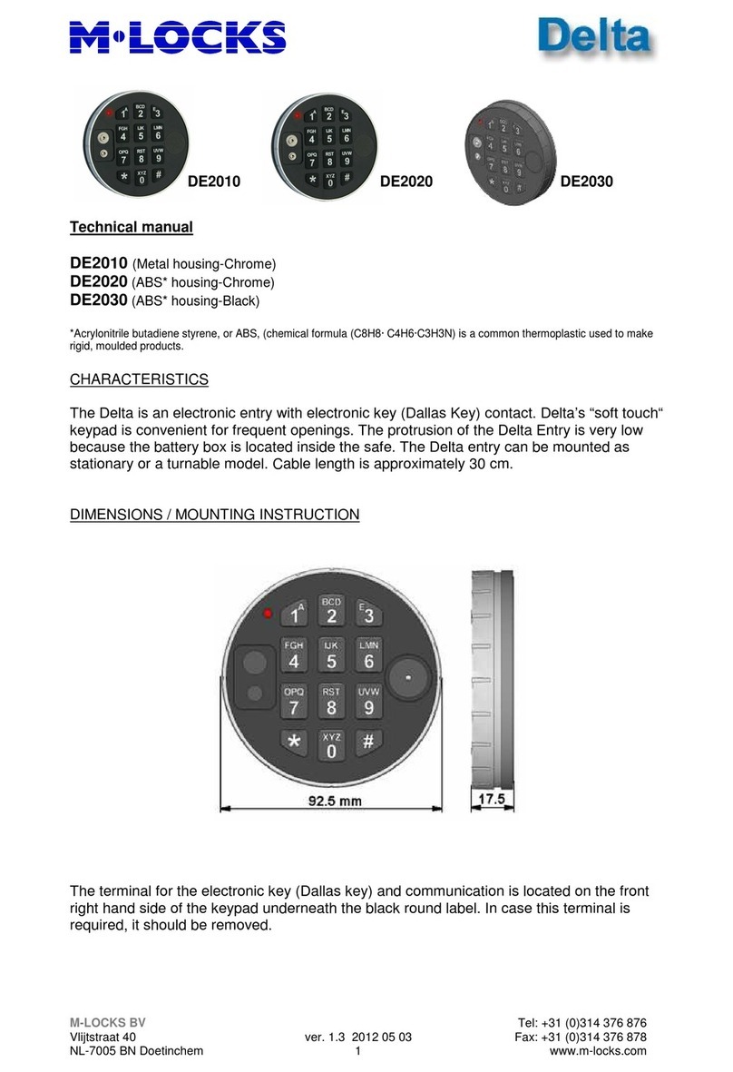 M-LOCKS Delta Series Technical manual