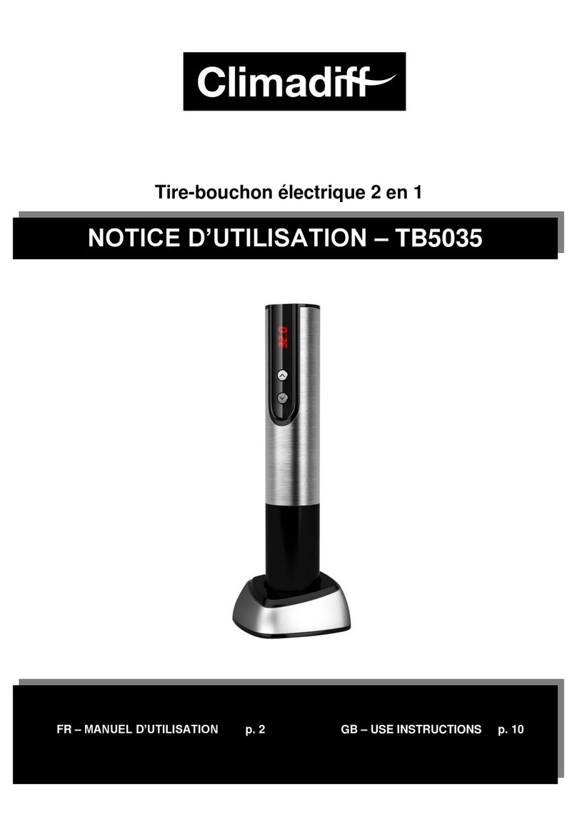 Climadiff TB5035 Quick guide