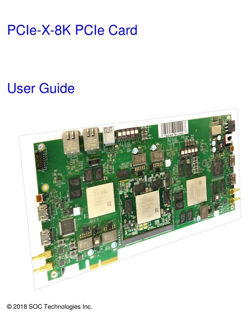 SOC technologies PCIe-X-8K user guide