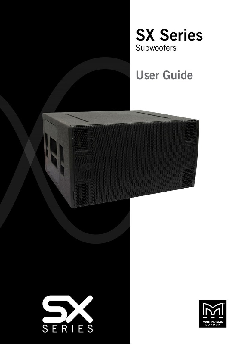 Martin Audio SX110 user guide