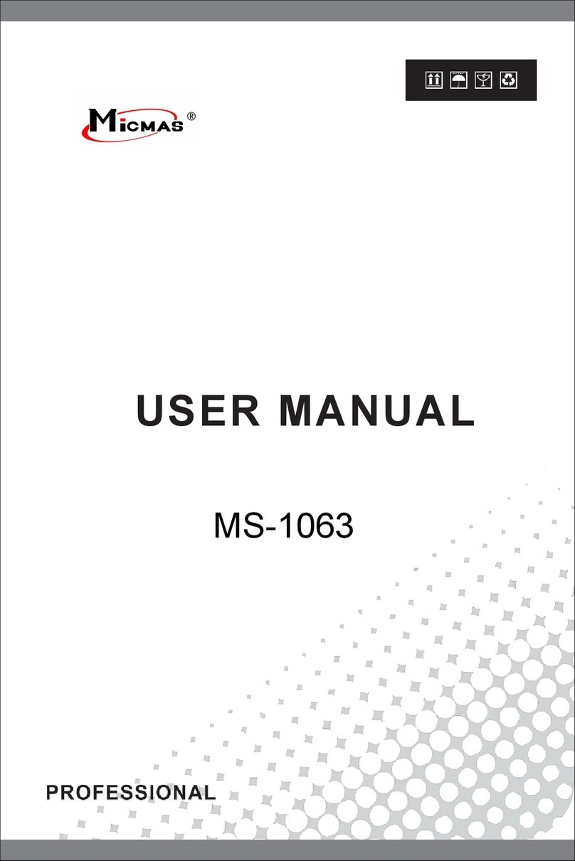 Micmas MS-1063 Series user manual
