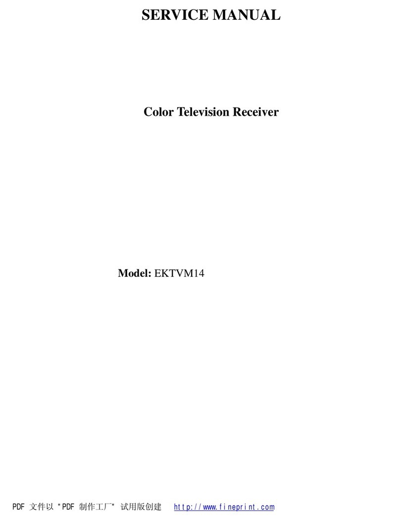 Tosaki EKTVM14 Service manual