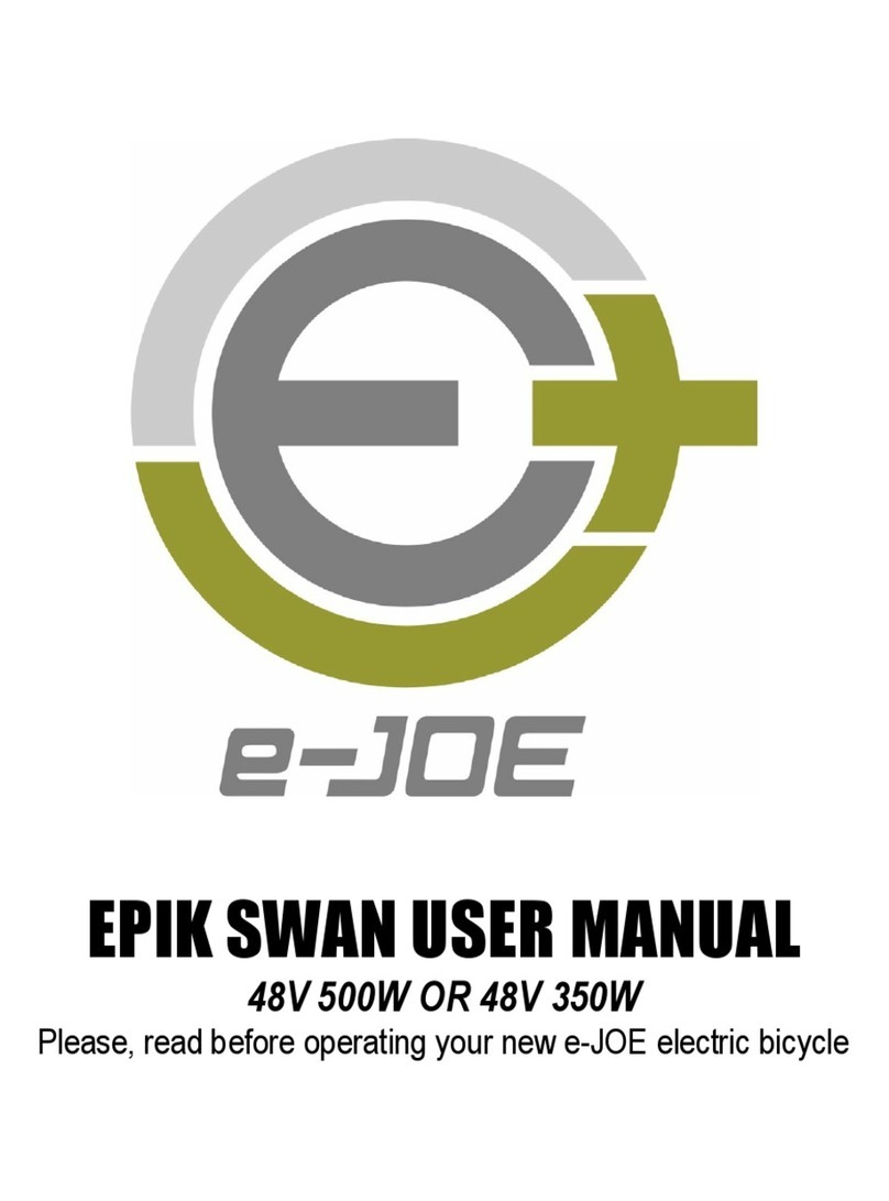 e-Joe EPIK SWAN User manual