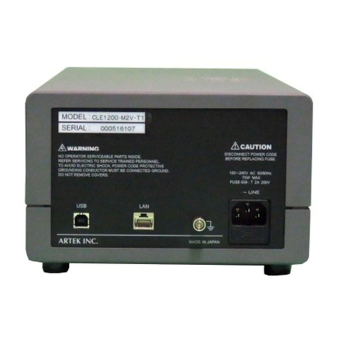 Artek CLE1200 Series Remote Command Manual