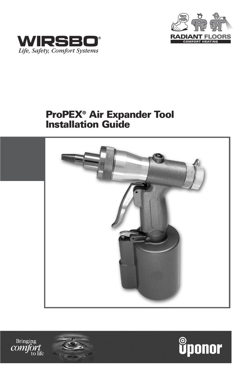 Uponor Wirsbo ProPEX Q6301000 installation guide