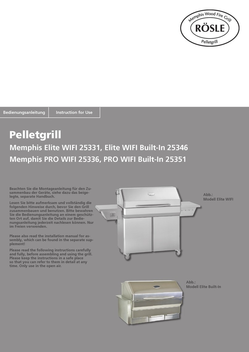 Rosle Memphis Elite WIFI 25331 User manual