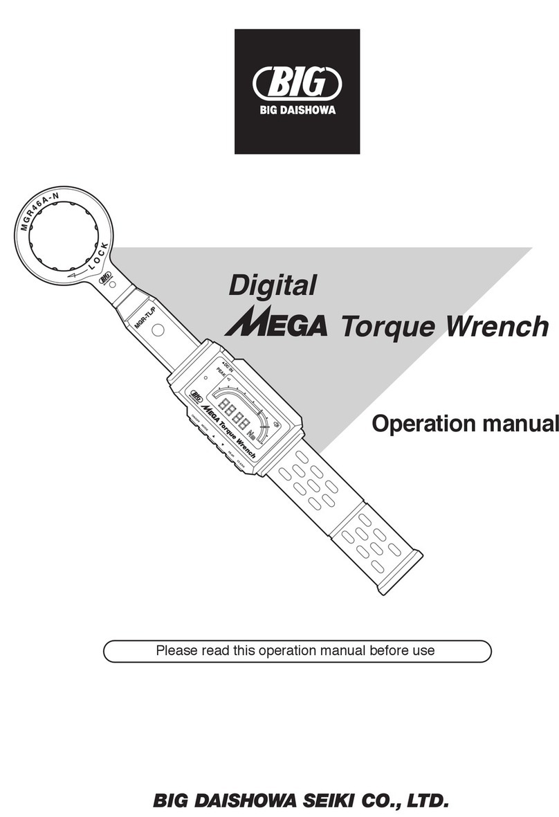 Big Daishowa MEGA MGR-TL/P User manual