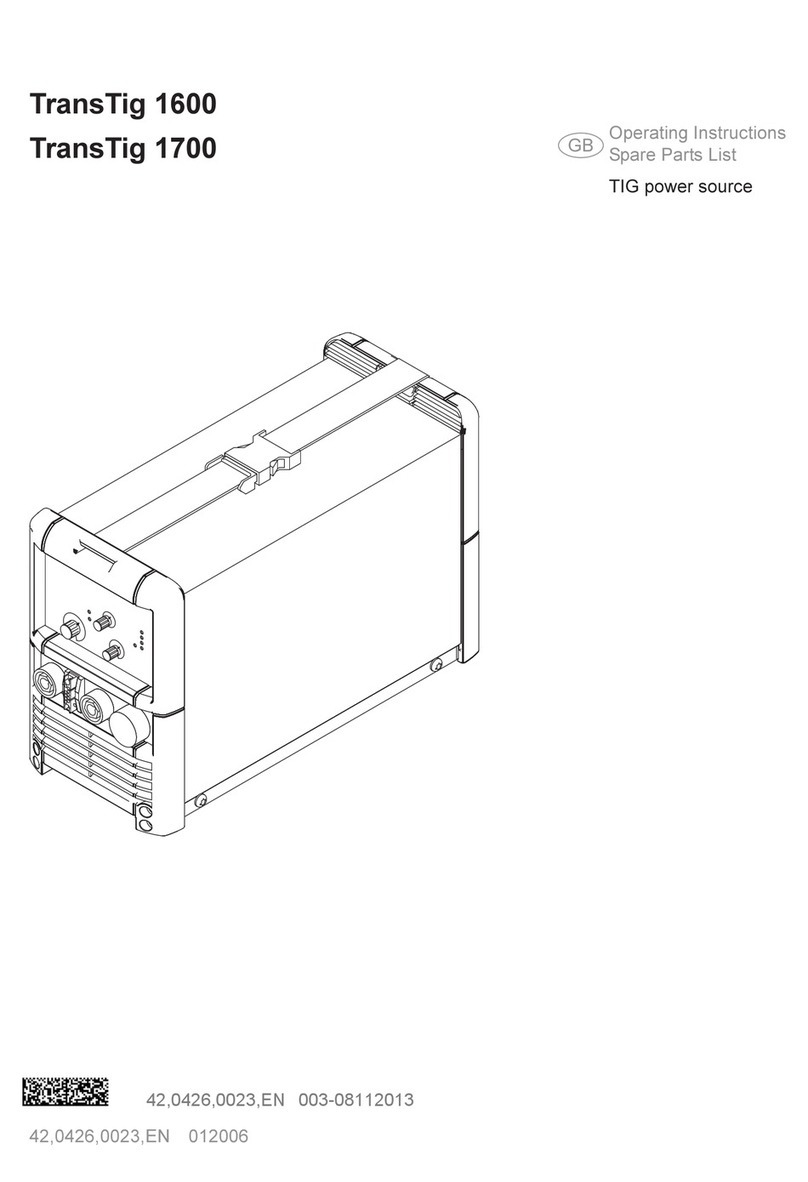 FRO­NIUS TransTig 1600 Guide