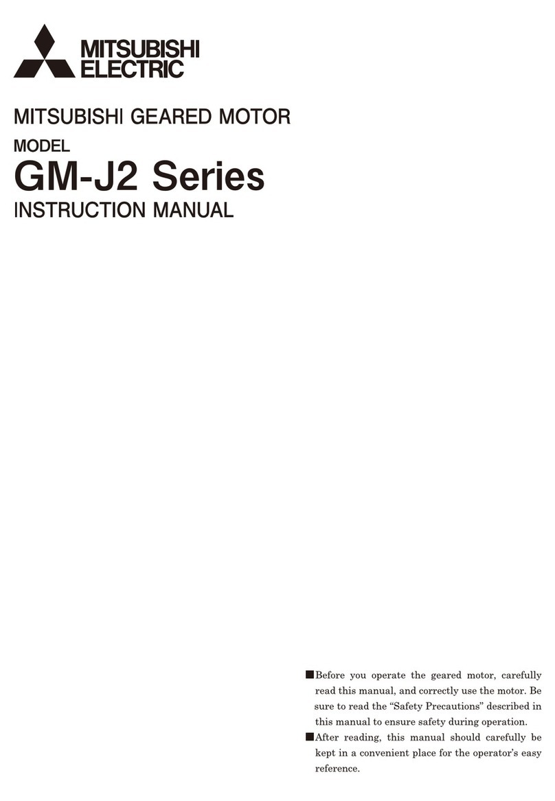 Mitsubishi Electric GM-J2 Series instruction manual