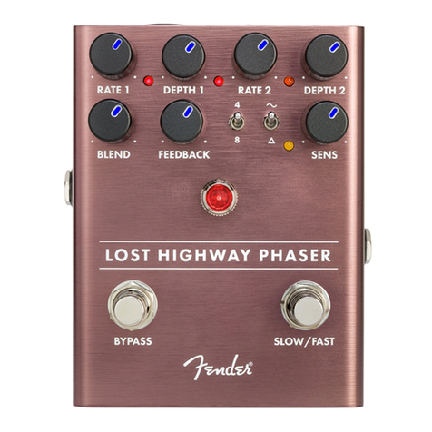 Fender Lost Highway Phaser manual