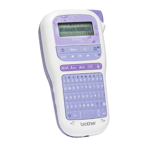 Brother P-Touch PT-H200 User manual