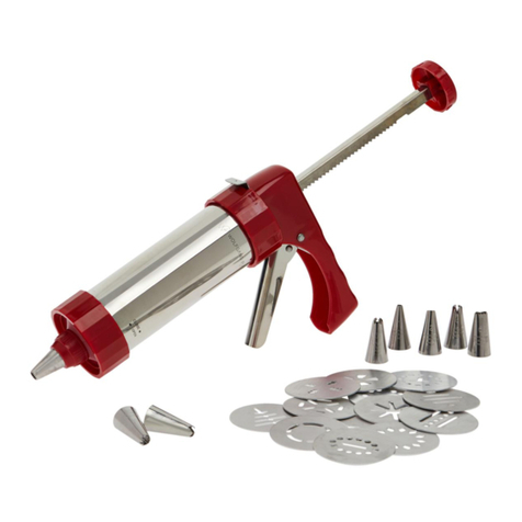 Wolfgang Puck Cookie Press Set User manual
