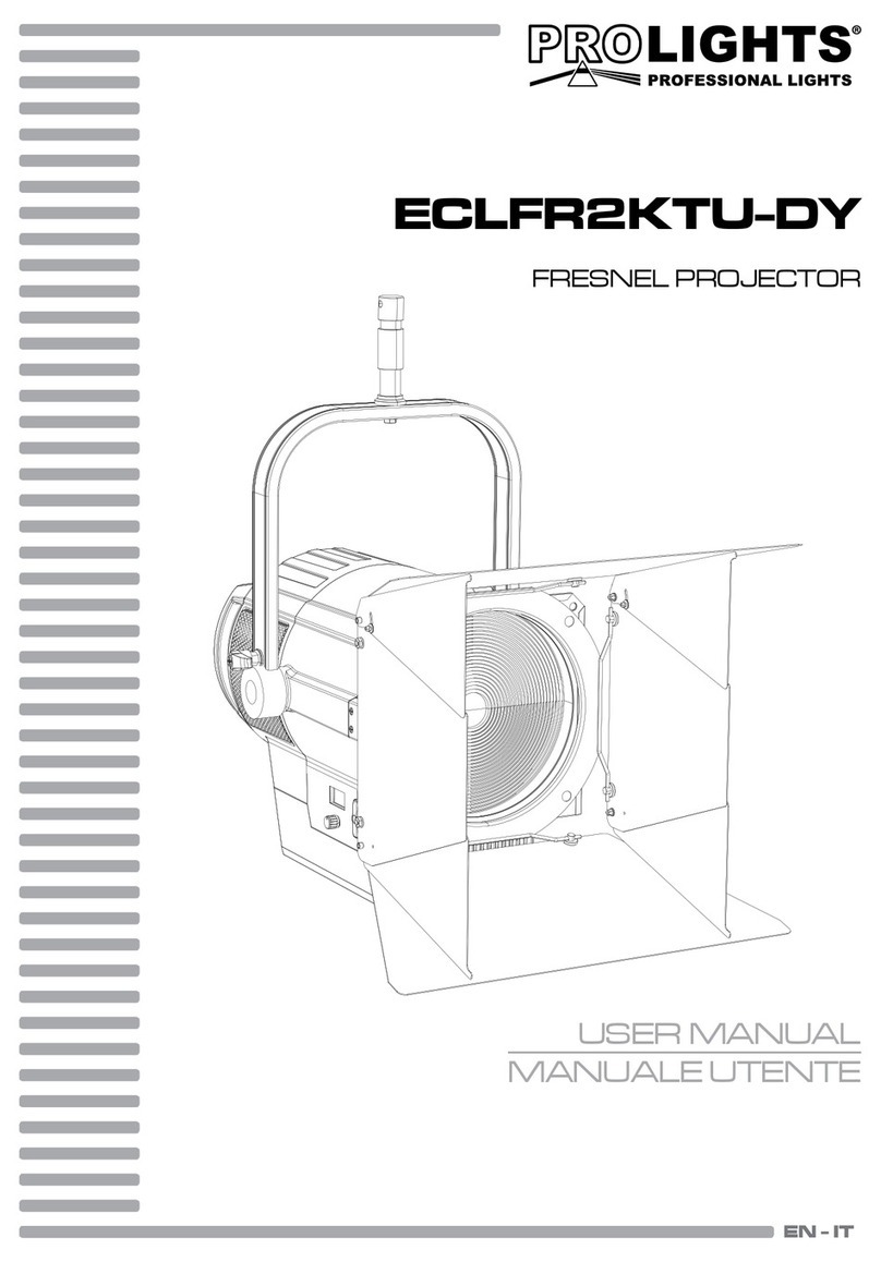 ProLights ECLFR2KTU-DY User manual