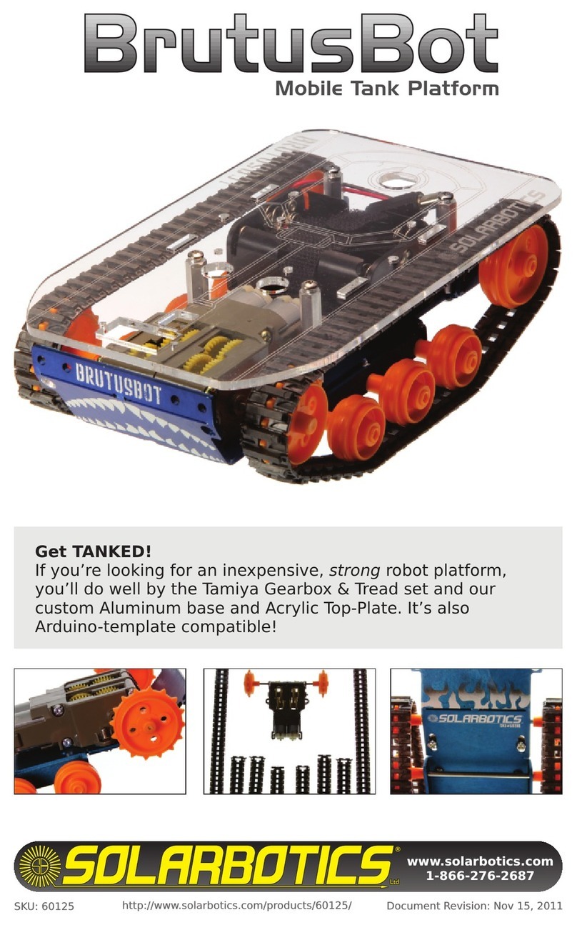 Solarbotics BrutusBot User manual