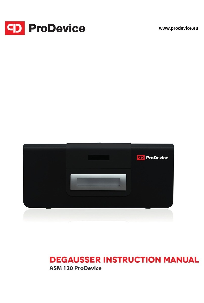 ProDevice ASM 120 instruction manual