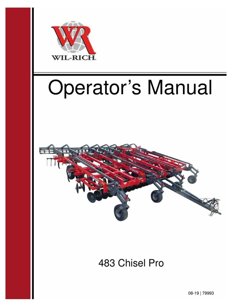 WIL-RICH 483 Chisel Pro Operator's manual