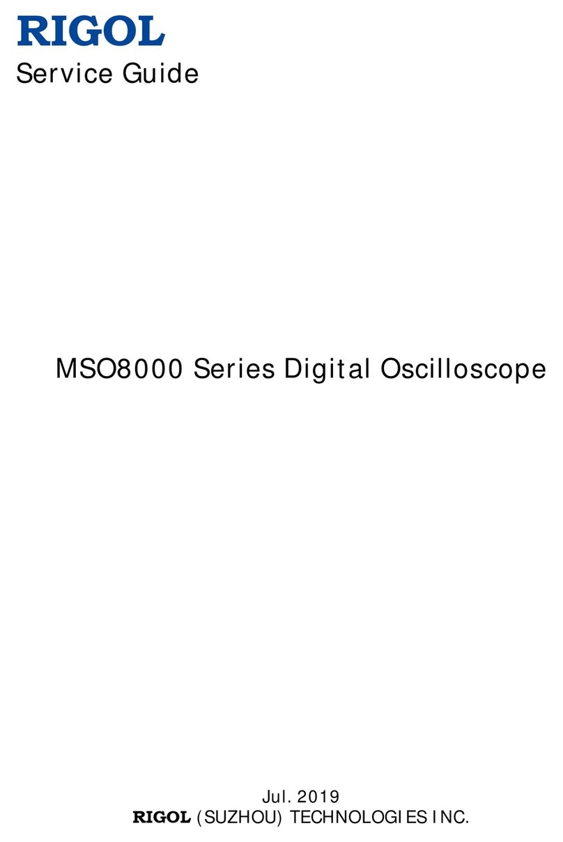 Rigol MSO8000 Series User manual