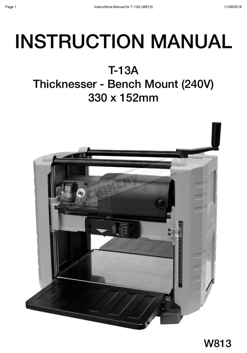 Hafco Woodmaster T-13A User manual