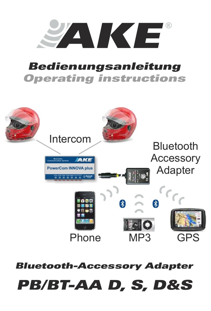 AKE PB/BT-AA D operating instructions